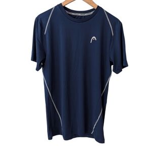 Head Men's Dark Blue Performance Tee Size M